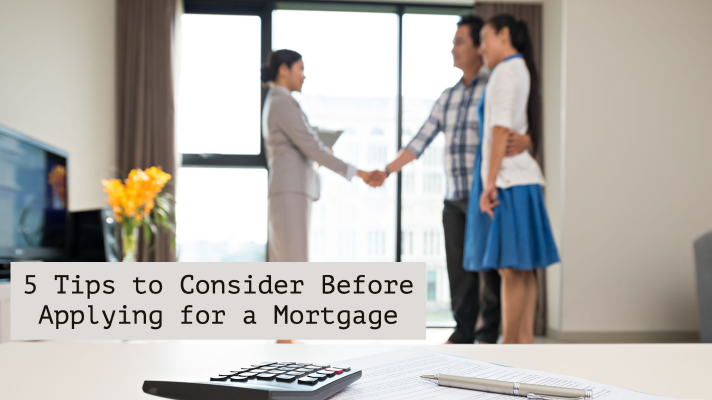 tips before applying for a mortgage